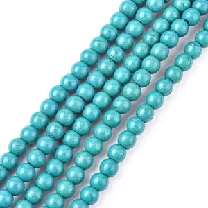 Synthetic Turquoise Beads Strands