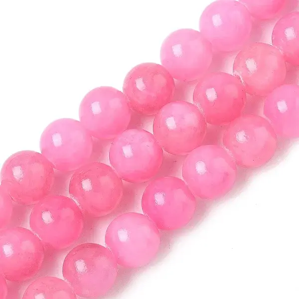 Natural Mashan Jade Round Beads Strands