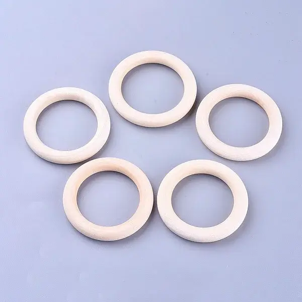Unfinished Wood Linking Rings