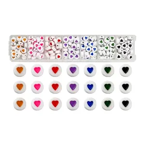 7 Colors Opaque Acrylic Beads