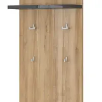 Věšákový panel orfea - šedá/ořech pacific