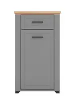 Předsíňová komoda lotta - šedá/dub artisan