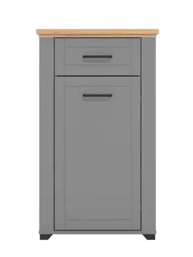 Předsíňová komoda lotta - šedá/dub artisan