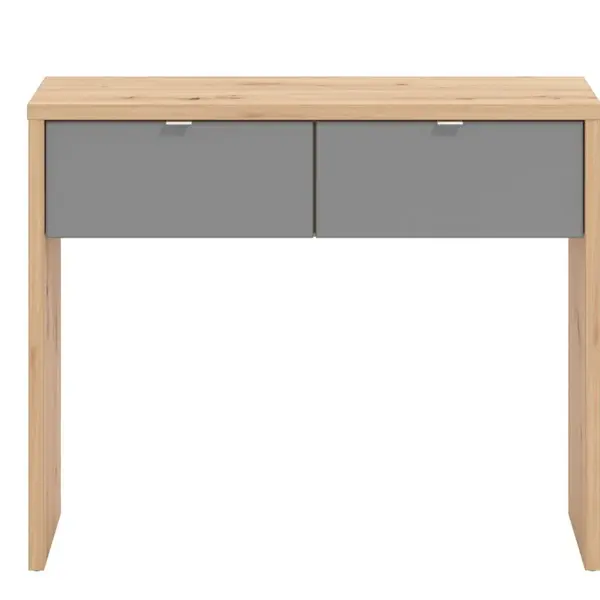 Konzolový stolek abuela - dub artisan/šedá