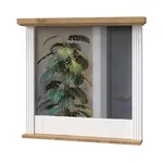 Zrcadlo artis - bílá/ořech pacific