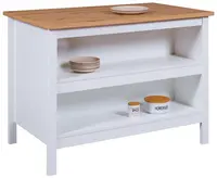 Barový pult silpa - bílá/dub artisan