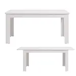 Rozkládací jídelní stůl cordelia - bílá