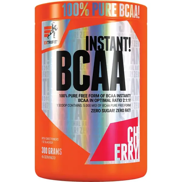 Extrifit BCAA Instant regenerace a růst svalů příchuť Cherry 300 g