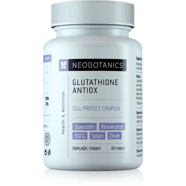 Neobotanics Glutathione Antiox kapsle pro podporu ochrany buněk před oxidativním stresem 60 cps