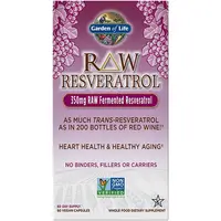 Garden of Life Raw Resveratrol přírodní antioxidant 60 cps