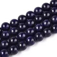 Dyed Natural Mashan Jade Round Beads Strands