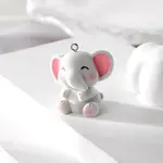 Flocky Opaque Resin Pendants