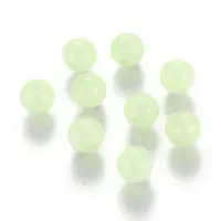 Luminous Acrylic Round Beads