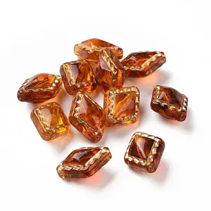 Plating Transparent Acrylic Beads