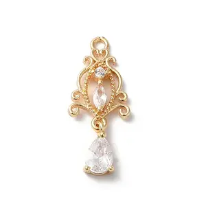 Brass and Glass Pendants