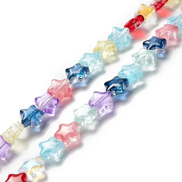 Transparent Glass Beads Strand