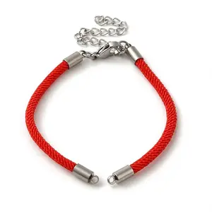 Milan Cord & 202 Stainless Steel Bracelets Making