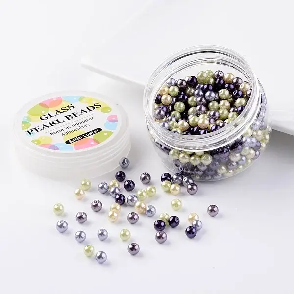 Glass Pearl Bead Sets