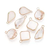 Brass Glass Pendants