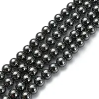 Non-Magnetic Synthetic Hematite Beads Strands