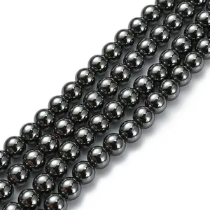 Non-Magnetic Synthetic Hematite Beads Strands