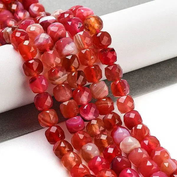 Natural Agate Dyed Beads Strands