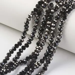 Electroplate Opaque Glass Beads Strands