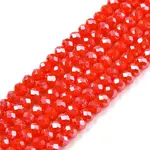 Electroplate Glass Beads Strands