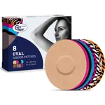 CureTape® Sensor Patches Oval Art Mix ochranné náplasti 8 ks