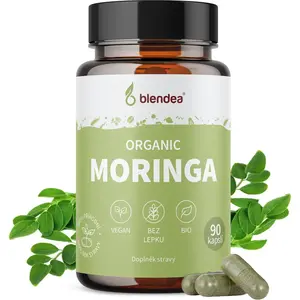 Blendea Organic Moringa kapsle pro udržení normální hladiny cukru v krvi 90 cps