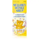 Dr. Müller Müllerův dětský sirup® s jitrocelem a mateřídouškou sirup pro podporu imunity, snížení míry únavy a vyčerpání 245 ml