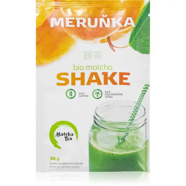 Matcha Tea Matcha Shake BIO prášek na přípravu nápoje s matchou příchuť Apricot 30 g