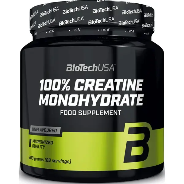BioTechUSA 100% Creatine Monohydrate podpora športového výkonu 300 g
