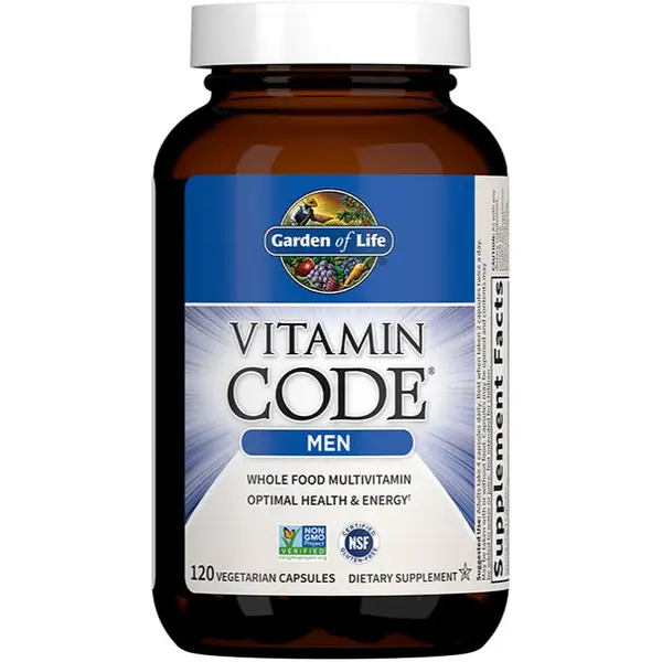 Garden of Life Vitamin Code Men kapsuly s multivitamínovým komplexom pre mužov 120 cps