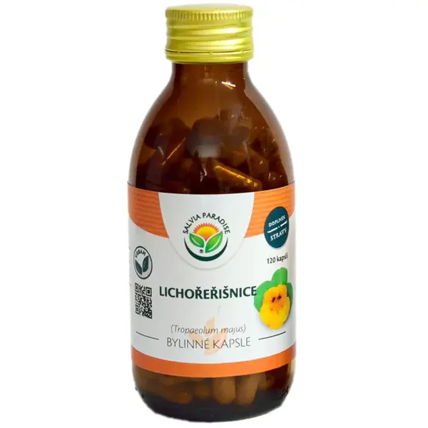 Salvia Paradise Kapucínka väčšia bylinné kapsle kapsuly na podporu imunitného systému 120 cps