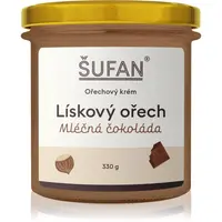 Šufan Lieskový orech s mliečnou čokoládou orechová nátierka s čokoládou 330 g