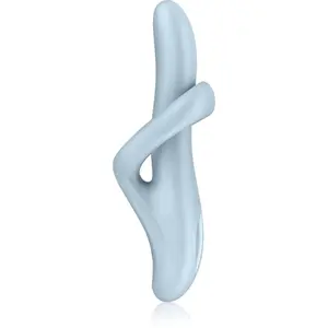 Satisfyer HEAT FLEX 4 vibrátor so stimulátorom klitorisu Blue 23 cm