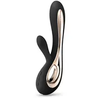Lelo Soraya 2 vibrátor so stimulátorom klitorisu Black 22 cm