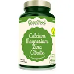GreenFood Nutrition Calcium & Magnesium & Zinc Citrate kapsle pro podporu zdraví kostí, kloubů a zubů 130 g