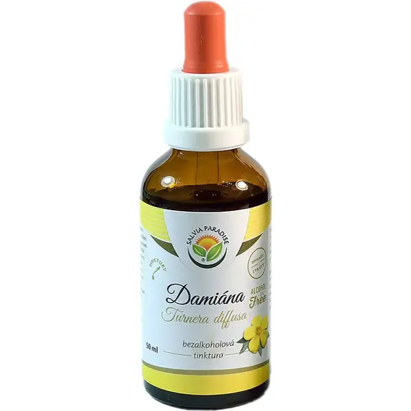 Salvia Paradise Damiána bylinná tinktura tinktura pro duševní pohodu 50 ml