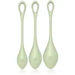 Satisfyer YONI POWER 2 TRAINING vaginální činky Green 3 ks