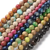 Dyed Natural Regalite/Imperial Jasper/Sea Sediment Jasper Beads Strands