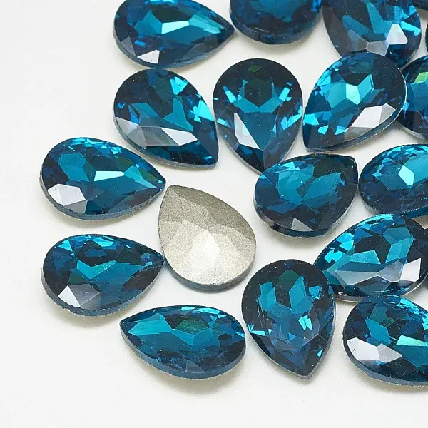 Pointed Back Glass Rhinestone Cabochons