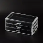 3 Compartments Plastic Jewelry Storage Boxes