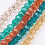 Eco-Friendly Glass Round Beads Strands