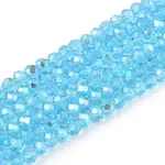 Electroplate Glass Beads Strands