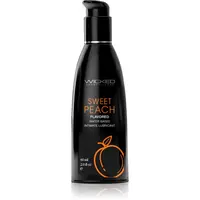 Wicked Aqua Flavored lubrikační gel s příchutí Sweet Peach 60 ml