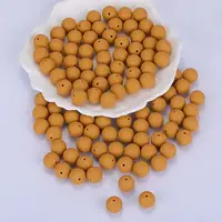 Round Silicone Focal Beads