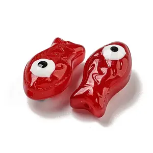 Handmade Transparent Glass Beads