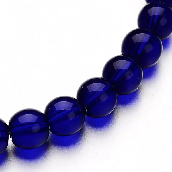 Glass Round Bead Strands